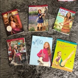 american girl doll book lot.